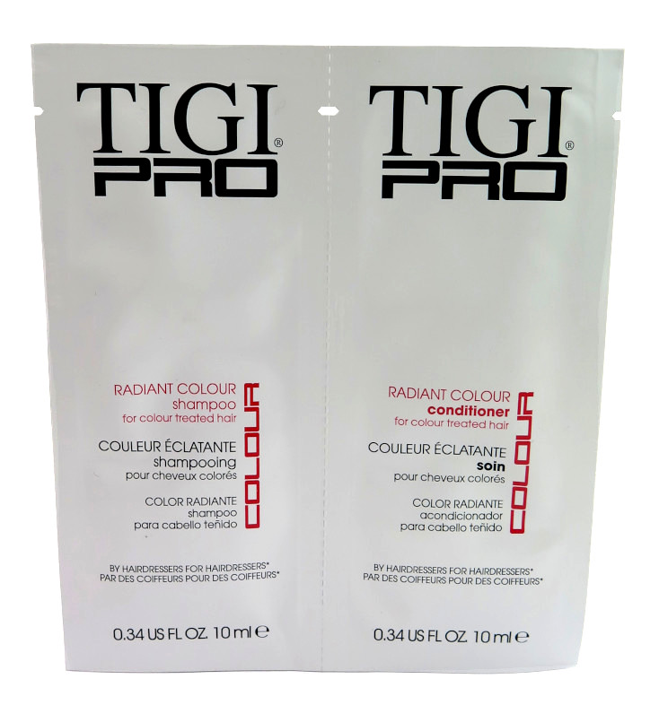 Tigi PRO Radiant Colour Shampoo And Conditioner For Color Treated Hair 0.34 fl.oz 10 mL